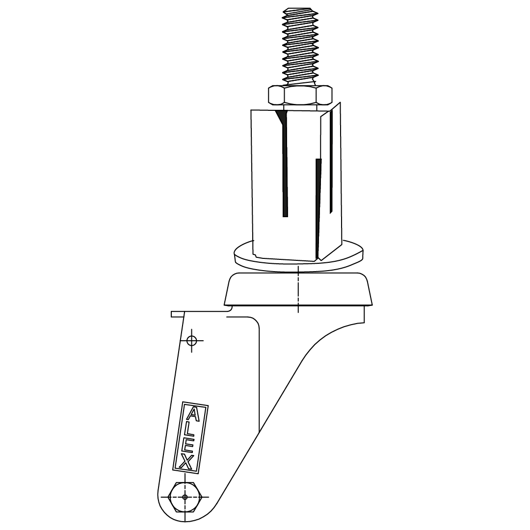 Fijación Expansivo de Plástico