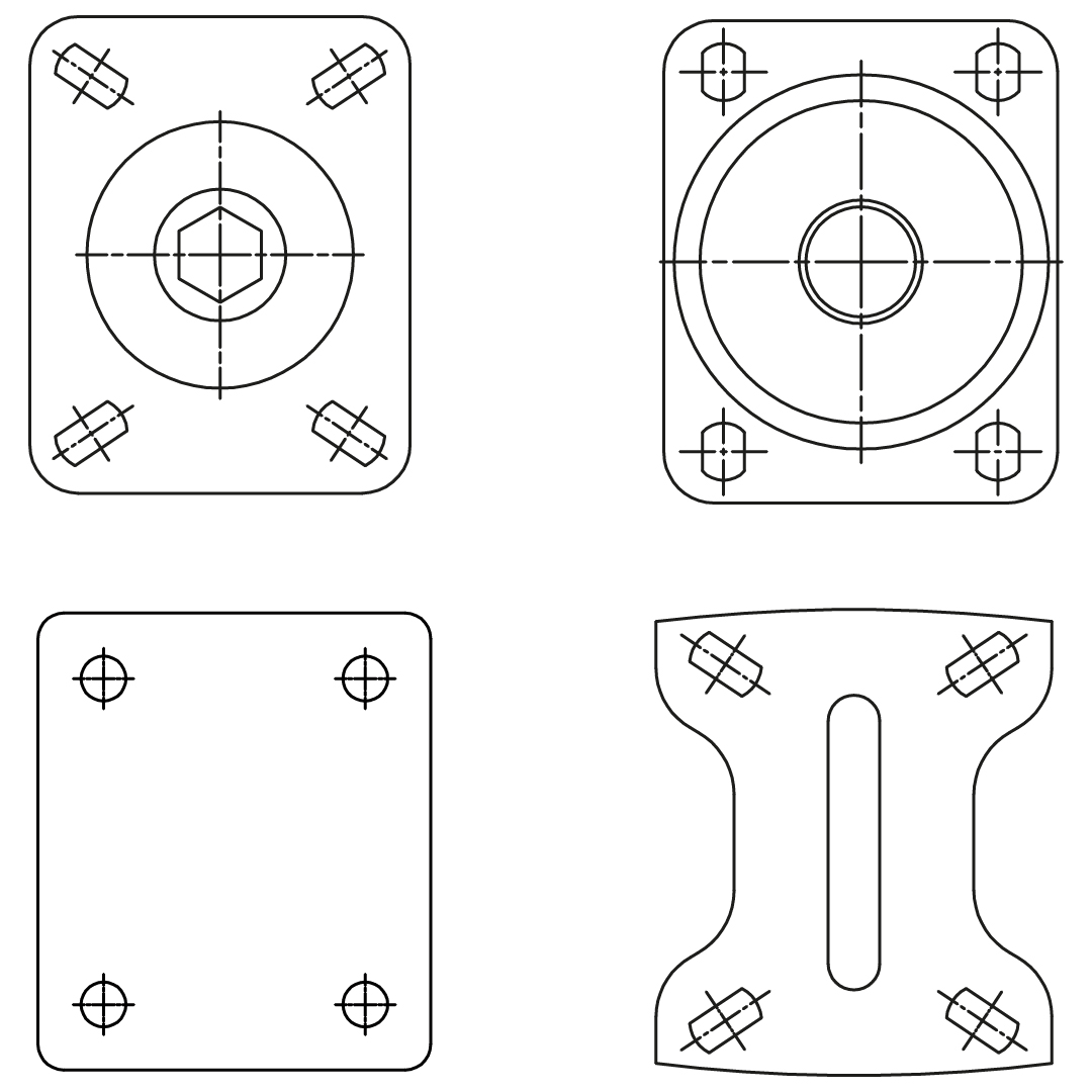 Placas Atornillables